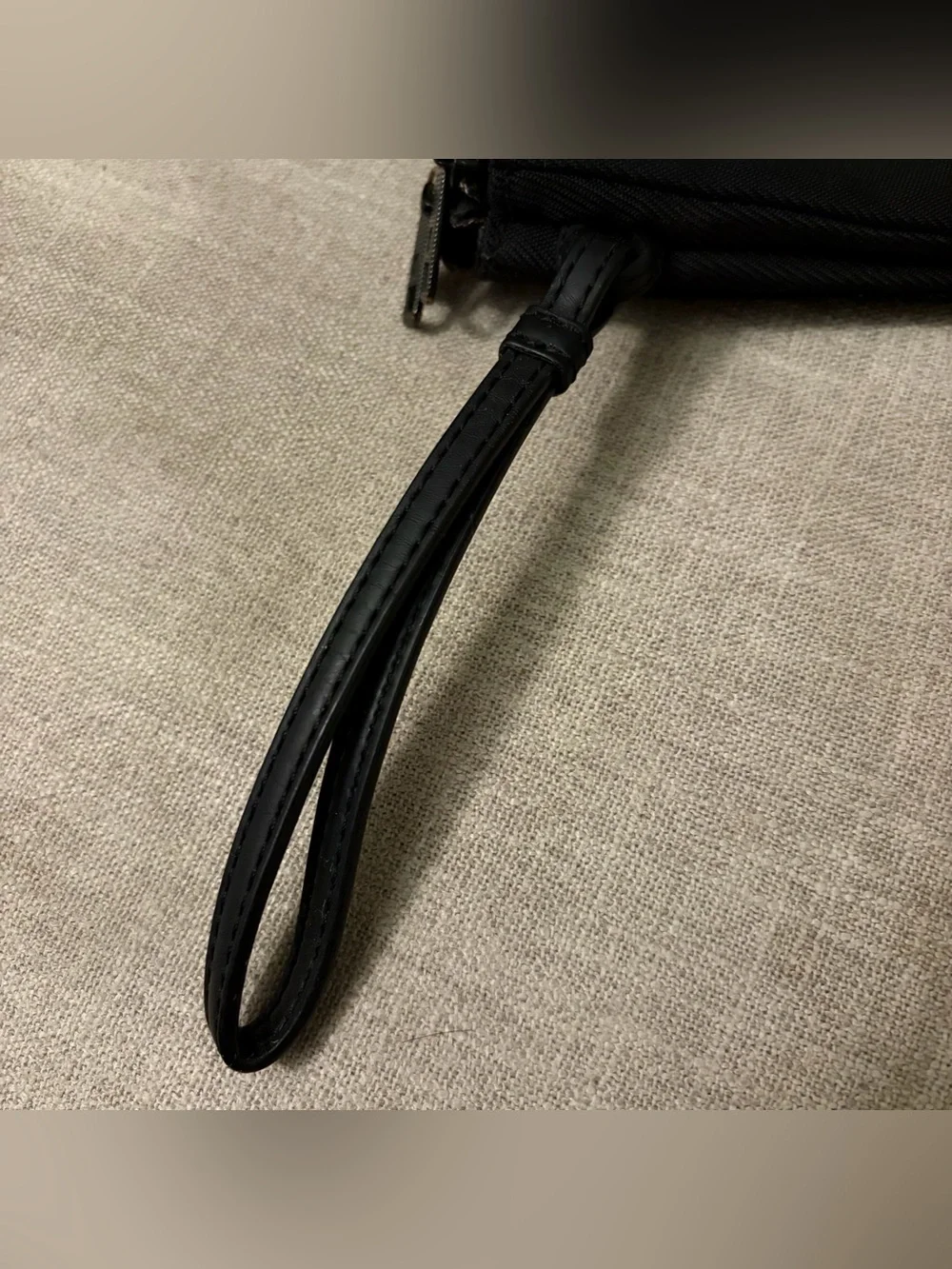 Lululemon Double Zipper Compartment Wristlet Black